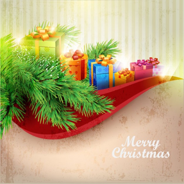 Christmas exquisite Holidays christmas background material about Christmas tree Pine